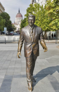 Ronald Reagan statue - celebrities with deafness